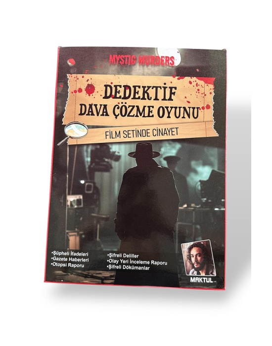 Dedektiflik Cinayet Çözme Oyunu - Film Setinde Cinayet