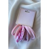 Pembe Renk 6lı Havlu Toka Set