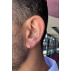 Altın Renk Unisex Halka Küpe (Çift)
