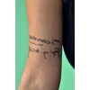 Geçici Atatürk İmza Mini Dövme Tattoo