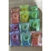 12li Karışık Renk Helezon Toka Set