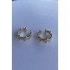Altın Renk Halka Ear Cuff (Çift)