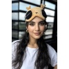 Kahverengi Geyik Figürlü Uyku Bandı