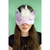 Karışık Renk Unicorn Figürlü Peluş Uyku Bandı