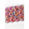 12li Karışık Renk Donut Figürlü Çocuk Toka Set