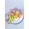 Sarı Renk Karışık Figürlü Çocuk Toka Set
