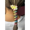 Sarı Renk Unicorn Figürlü Yaylı Spiral Toka