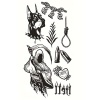 Geçici Karışık Figürlü Dövme Tattoo
