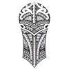 Geçici Maori Model Dövme Tattoo