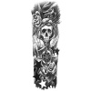 Geçici Kuru Kafa Figürlü Dövme Tattoo