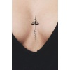 Geçici Çiçek Figürlü Mini Dövme Tattoo