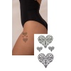 Geçici Kalp Figürlü Mini Dövme Tattoo