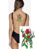 Geçici Gül Figürlü Dövme Tattoo