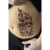 Geçici Tilki Figürlü Dövme Tattoo