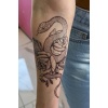Geçici Yılan Figürlü Dövme Tattoo
