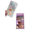 Mor Renk Çocuk Tırnak /Bileklik /Toka/Takma Tırnak Set