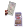 Mor Renk Çocuk Tırnak /Bileklik /Yüzük /Sticker /Takma Tırnak Set