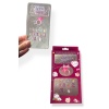 Fuşya Renk Çocuk Tırnak /Bileklik /Yüzük /Sticker /Takma Tırnak Set
