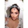 Zirkon Taşlı Gelin/Kına/Nişan/Söz Tasarım Saç Aksesuarı/Taç