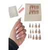 Karışık Renk Karışık Figürlü Takma Tırnak Set (Yapıştırıcılı)