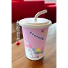 Pembe Renk Milkshake Figürlü Anahtarlık Detaylı Kutulu Islak Mendil