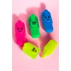 Emoji Figürlü 4lü Fosforlu Kalem Set