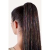 Karışık Renk Yan Postiş Hair Tinsel Shiny Hair (50 Cm)
