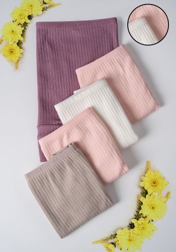 Taffy Kadın 5 li Soft Mürdüm Fitilli Pamuklu Külot