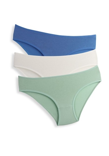 Taffy Kadın Mint Yüksek Bel Külot Pamuklu Likralı 3lü Paket