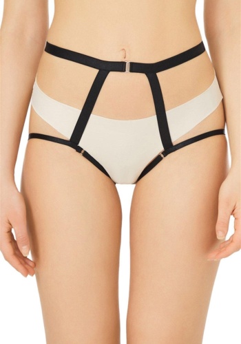 Özel Bölgesi Açık Lastikli Fantezi Kadın Külot Aksesuarı CH4049