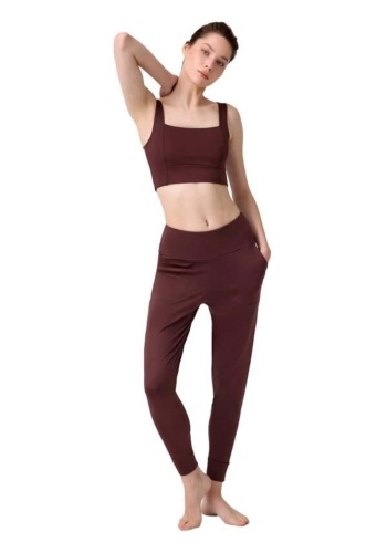 Yüksek Bel Toparlayıcı Çift Cepli Kadın Jogger Eşofman Altı CH1035