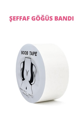 Şeffaf Göğüs Bantı Dikleştirici ve Şekillendirici Boot Tape CH2526