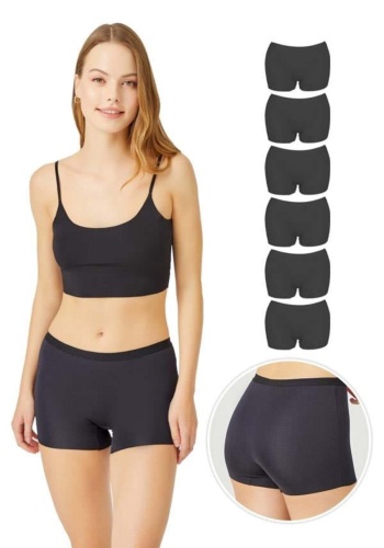 Lazer Kesim Kadın Boxer Külot CH6105