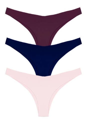 Klasik Basic Lazer Kesim Kadın Brezilya Külot CH0495