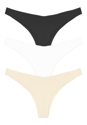 Klasik Basic Lazer Kesim Kadın Brezilya Külot CH0495