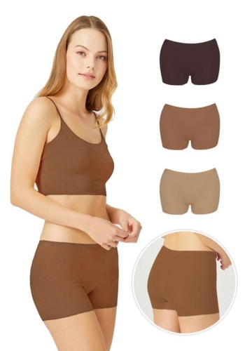 Lazer Kesim Kadın Boxer Külot CH6105