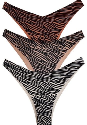 Desenli Basic Lazer Kesim Brezilya Külot CH6180