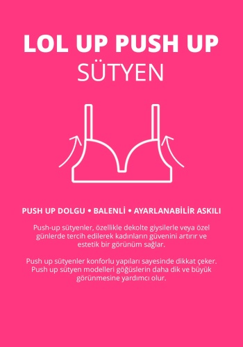 Lol Up Push Up Balenli Ten Sütyen CH1099