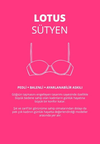 Balenli Toparlayıcı Dolgusuz Straplez Lotus Sütyen CH1100
