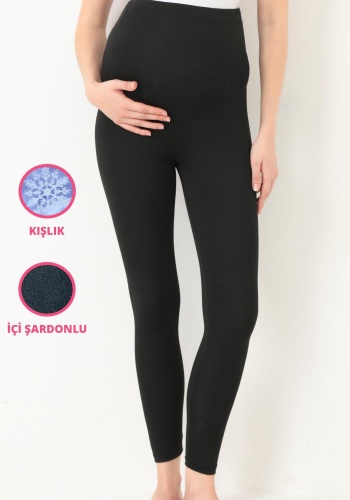 Şardonlu Beli Ayarlanabilir Hamile Tayt CH1103