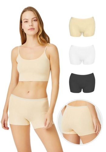 Lazer Kesim Kadın Boxer Külot CH6105