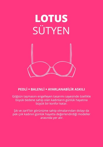 Balenli Toparlayıcı Dolgusuz Straplez Lotus Sütyen CH1100
