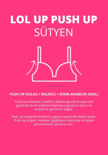 Lol Up Push Up Balenli Ten Sütyen CH1099