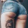 Geçici Aslan Dövme Tattoo