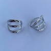 Gümüş Renk Halka Ear Cuff (Çift)