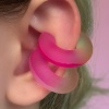 Sarı Ve Pembe Renk Ear Cuff Küpe (Çift)