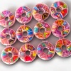 12li Karışık Renk Donut Figürlü Çocuk Toka Set