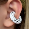 Beyaz Renk Ear Cuff Küpe (Çift)