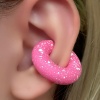 Pembe Renk Ear Cuff Küpe (Çift)