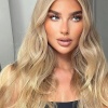 Isıya Dayanıklı Yarımay Çıt Çıt Saç - 16# - Bal Köpüğü - Dalgalı - 60 Cm - 110 Gr